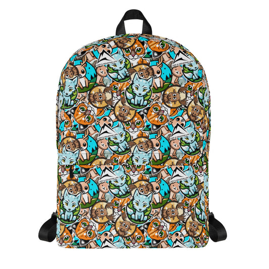 Backpack | PNW Woodland Friends Stickers Style