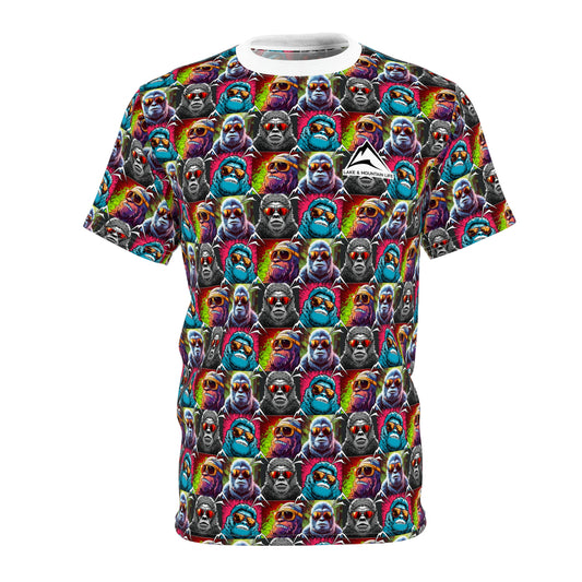 Graphic T-Shirt | PNW Style Bigfoot Pattern